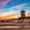 California Beach Dock At Sunset, variant on Elephant Stock Newport Bridge Wall Art - Horizontal Canvas Wall Art - Living Room Wall Decor - Transportation Canvas - Blue And Purple Decor - 12" x 8"