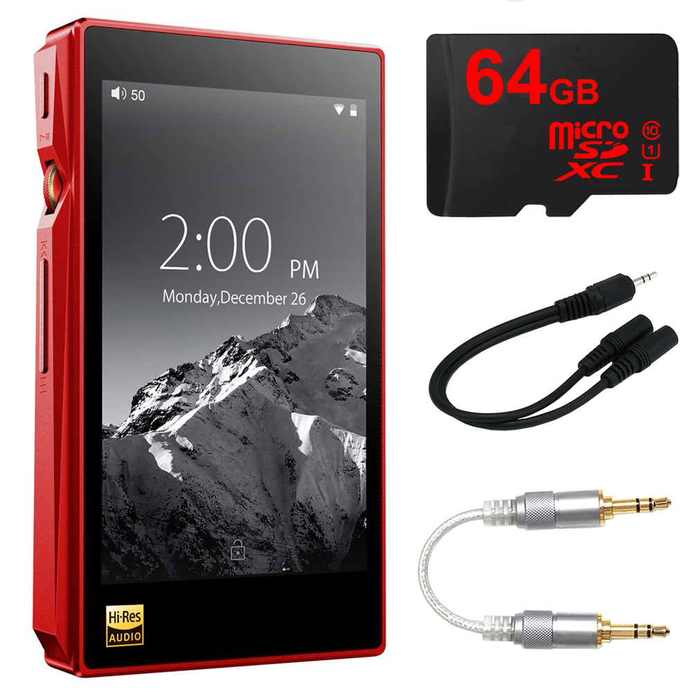 FiiO X5-III High Resolution Lossless Music Player [Red] w/ 64GB