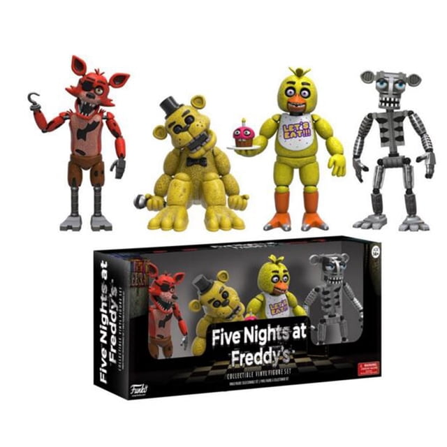 FNAF-figuras de acción de Freddy Bonnie Foxy Chica, Fazbear Bear, colección de PVC, Nightmare Fredbear, Balloon Boy Dolls, modelo de Juguetes