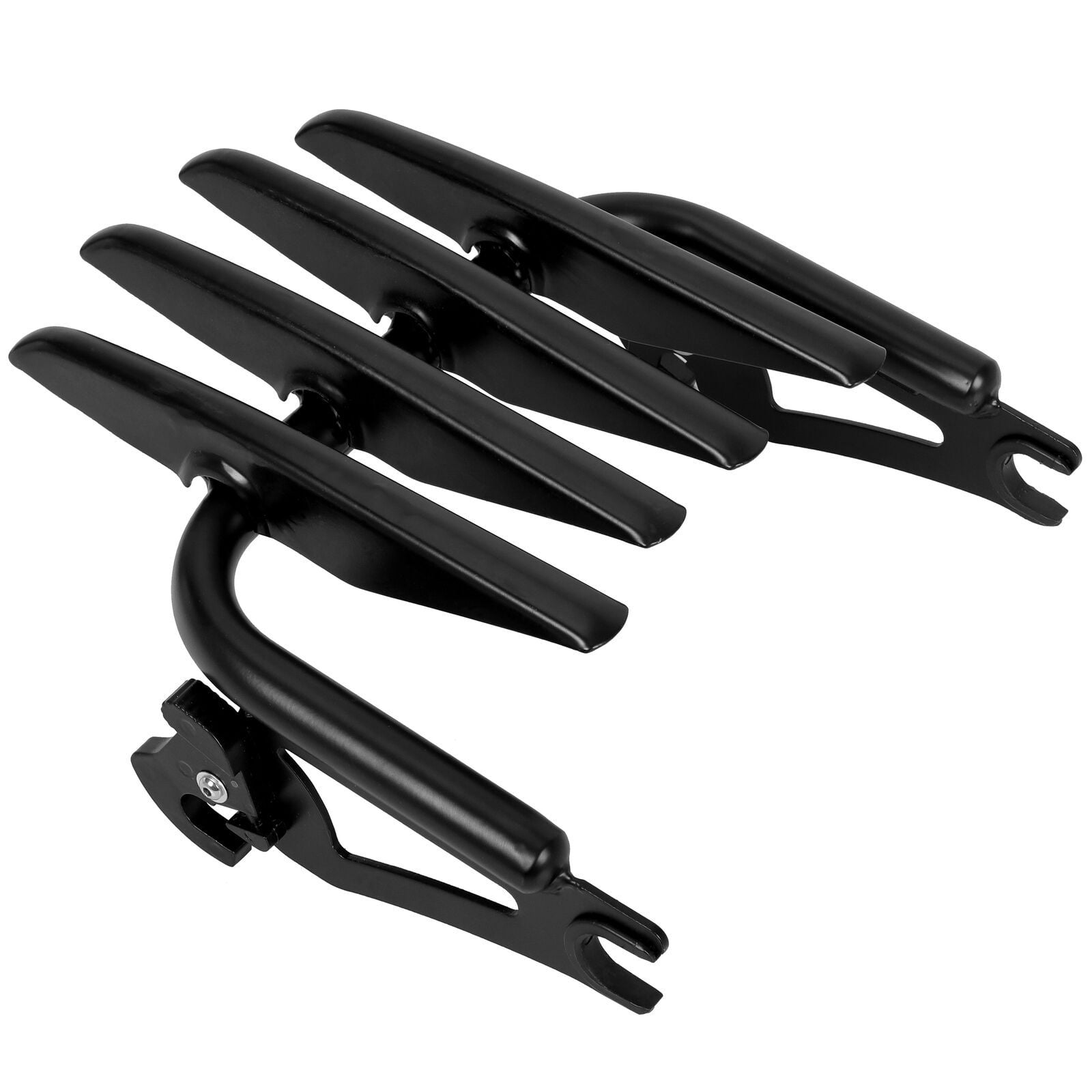 Black Detachable Stealth Luggage Rack For HarleyDavidson Harley