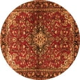 thumbnail image 1 of Ahgly Company Indoor Round Persian Orange Traditional Area Rugs, 7' Round, 1 of 1