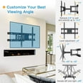 Full Motion Articulating Swivel TV Wall Mount Bracket TV Stand for 26
