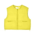 thumbnail image 4 of Lovzfmll Veste Décontractée pour Femme, Style à Capuche à Manches Longues Coloré Jaune, TG, 4 of 9