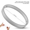 thumbnail image 6 of Nyidpsz Metal Anti-Slip Shirt Sleeve Holders Elastic Fixing Sleeve Garters Unisex Armbands Stretch Sleeve Holder (Silver 3pairs), 6 of 8