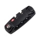 thumbnail image 1 of Candado de seguridad portátil XCF TSA007 con contraseña de autenticación Negro, 1 of 1