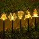 thumbnail image 5 of Lámpara de tierra de estrella de Navidad JShteea 5 uds Solar impermeable IP65, 5 of 8