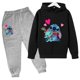 thumbnail image 3 of Conjunto de sudaderas con capucha y pantalones de punto para niños y niñas, sudaderas con capucha y punto para niños y niñas, ropa de moda para niños, 3 of 5