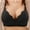 Black, variant on Loopsun Plus Size Bras for Women, Womens Color Comfortable Hollow Out Perspective Bra Underwear No Rims Brown 40/90
