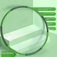 thumbnail image 2 of Spring Fitness Adult Heavy Duty Stainless Steel Two-tone Foam Hula Hoop Detachable Six Sections Eight Sections Rose Red+Gray, 2 of 4