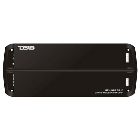 6000 Car - 1 Channel Monoblock Amplifier Class D Amp 6000 Watts Max GEN-X6000.1D DS18 Car