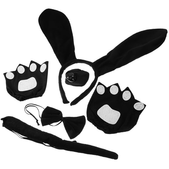 HEATSHAKING Puppy Costume Set Cloth 1 Children With Dog Ears And Tail