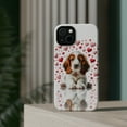 thumbnail image 4 of DistinctInk Tough Case for Apple iPhone 15 PLUS (6.7" Screen), Compatible with MagSafe Charging - Valentine's Day Grand Basset Griffon Vendéen Puppy, 4 of 6