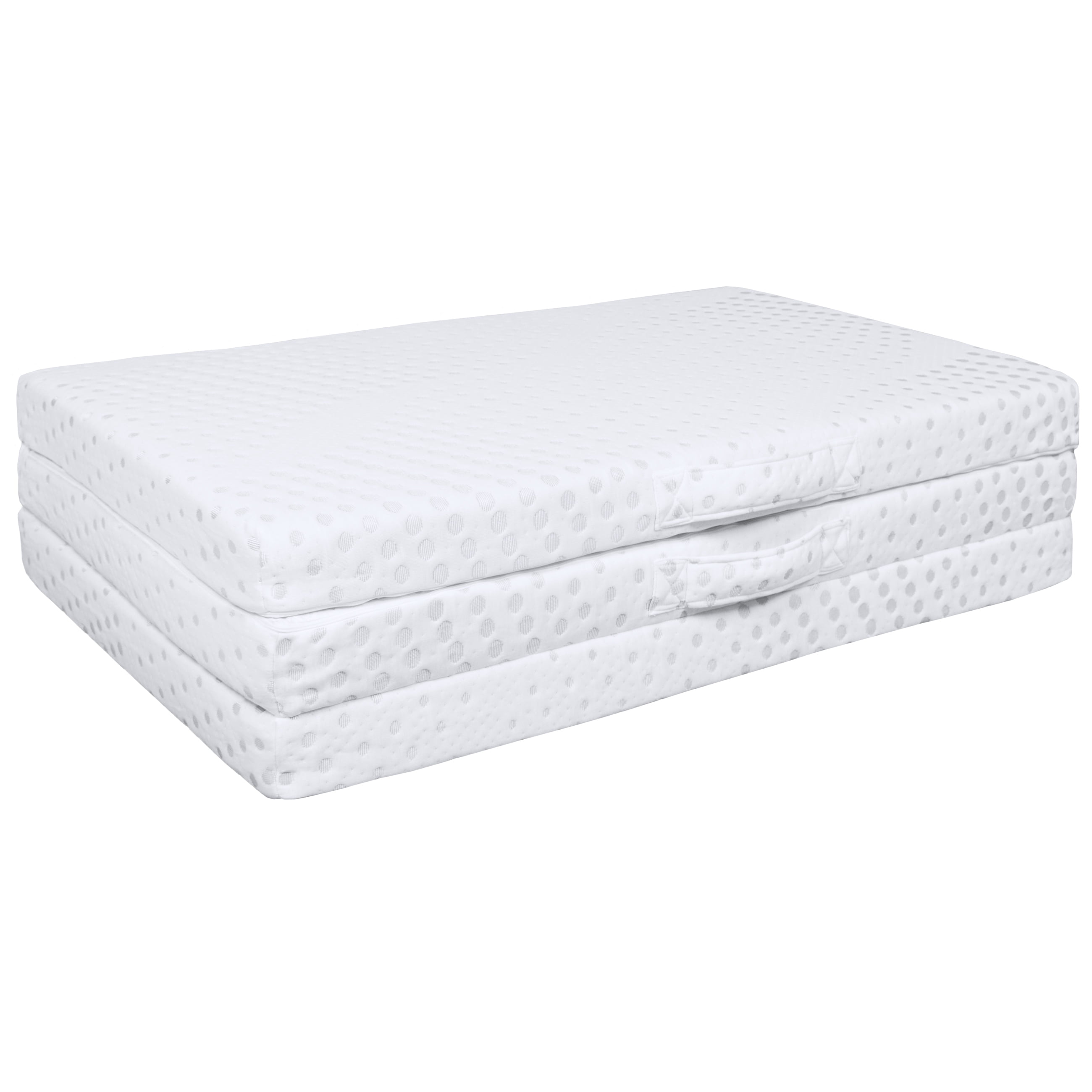 Best Choice Products Portable 3in Full Size Tri Folding Memory Foam Gel Mattress Topper W Removable Cover Full Size Tri Folding Memory Foam