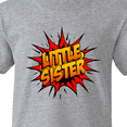 thumbnail image 4 of Inktastic Little Sister Super Hero Youth T-Shirt, 4 of 5