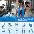thumbnail image 4 of 12 Pack Cooling Towels Hot Weather Cooling Neck Towel Breathable Ice Towel for Running, Hiking, Sports, Outdoor, 40"x 12", 4 of 5