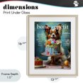 thumbnail image 4 of Stupell Industries Glam Bone Appetit Dog Magazine Parody Birch Framed Print Under Glass, 13 x 16, by Grotto Studios, 4 of 8
