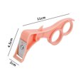 thumbnail image 2 of 2PCS multifunctional circular peeler fruit peeler plastic orange peeler apple peeler, 2 of 6