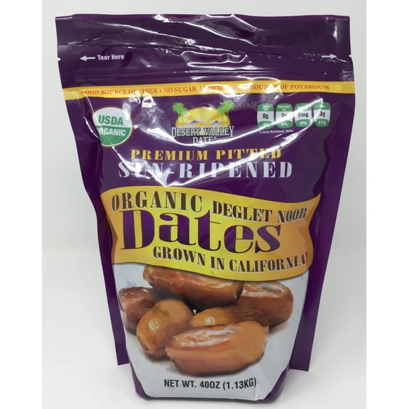 USDA ORGANIC Dates Grown in California 2.5 Lb KOSHER