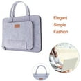 thumbnail image 2 of Ropch 15.6" Laptop Sleeve, Felt, Grey & Black, 2 of 7