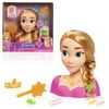Disney Princess Rapunzel Styling Head, Blonde Hair, 10 Piece Pretend Play Set, Tangled, Officially Licensed Kids Toys for Ages 3 Up, Gifts and Presents