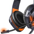 thumbnail image 2 of Audífonos On Ear Timework Alámbricos Gamer Unlock Negro con Naranja, 2 of 3