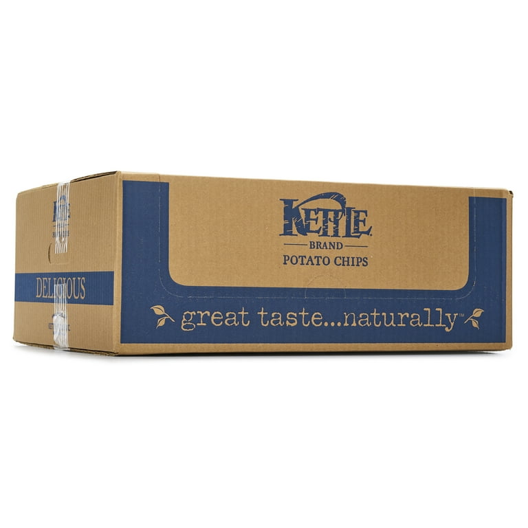 Kettle Brand Sea Salt Potato Chips 1.5 oz. - 24/Case