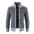 thumbnail image 2 of Sarkoyar Zipper Closure Men Cardigan with Pocket Polyester Precisely Detail Men Sweater for Dating Wear, 2 of 8