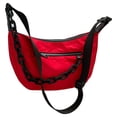 thumbnail image 1 of Composite Shoulder Bag Nylon Scratch Resistant with Zipper Lady Party (Black), 1 of 8