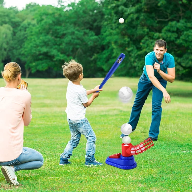 Set De Tee Ball Pour Enfants - Baseball Avec Machine Lanceuse Automatique Set De Tee Ball Pour Enfants - Baseball Avec Machine Lanceuse Automatique