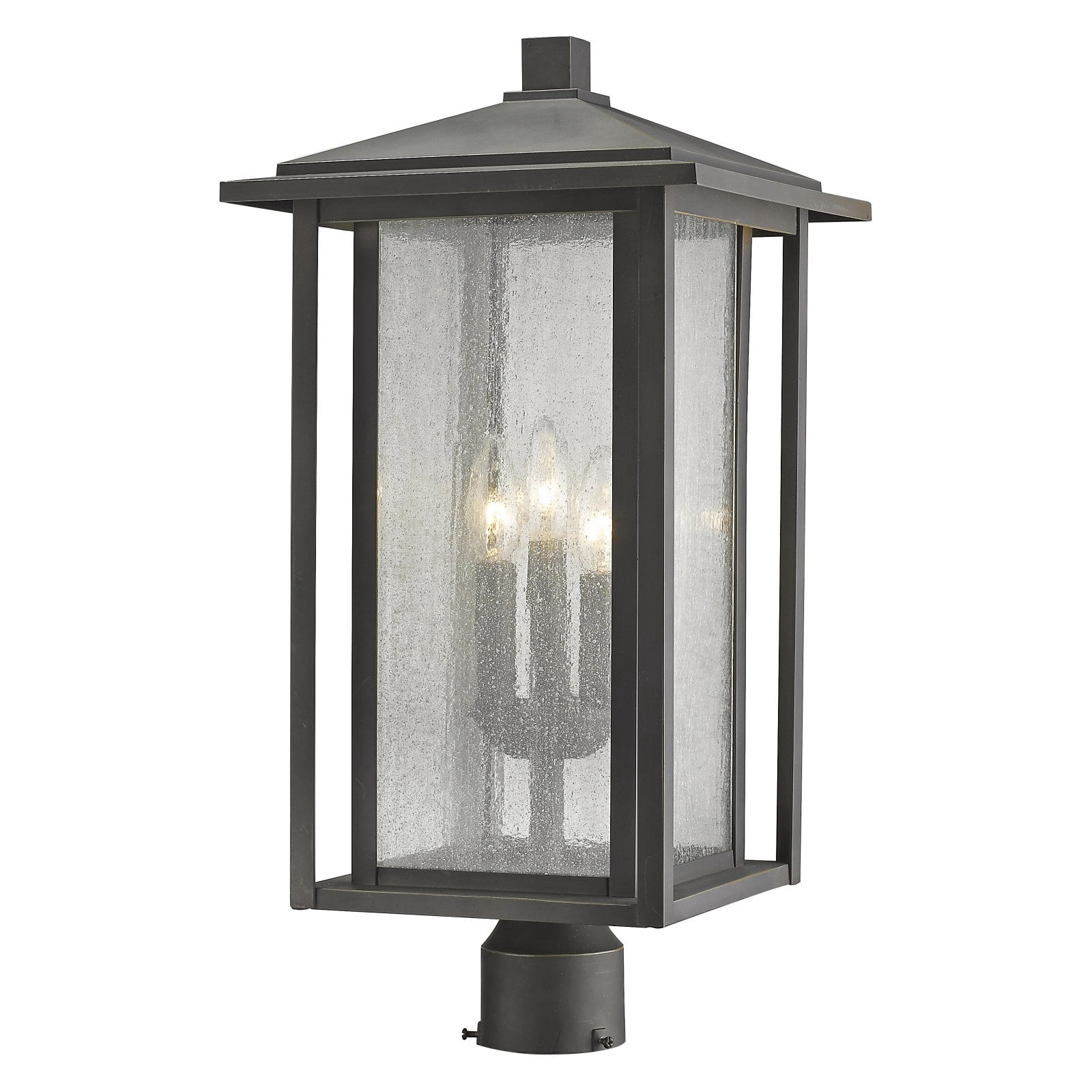 Aspen 3 Light Outdoor Post Mount Fixture