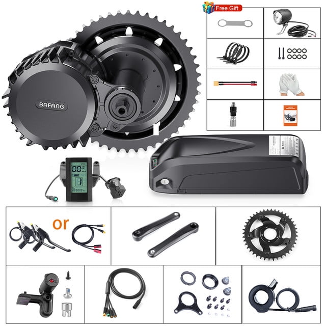 Buy 48V 1000W Bafang Mid Motor BBSHD BBS03 EBIKE Conversion Kit 100mm