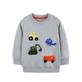 thumbnail image 6 of OGLCCG Boys Cotton Sweatshirts Long Sleeve Crewneck Cartoon Print Pullover Tops Kids Cute Comfy Outfits For Casual Wear Size 1-7, 6 of 8