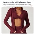 thumbnail image 4 of Chaqueta de Yoga for mujer, chaqueta de Yoga deportiva for correr al aire libre con cremallera, chaqueta de manga larga, ropa de Yoga de secado rápido for niñas, 4 of 7