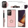 thumbnail image 4 of Dteck for Samsung Galaxy Note 20 Ultra Case with Credit Card Holder Slots & Ring Stand Kickstand PU Leather and Soft TPU Shockproof Slim Fit Protective Phone Cover,Pink, 4 of 8