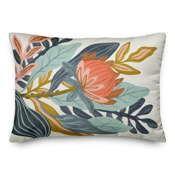 Creative Products Fun Floral Group 20 x 14 Spun Poly Pillow
