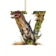 thumbnail image 1 of ¡Ahorra con Ofertas!, Colgante acrílico navideño con forma de dinosaurio y 26 letras Akmoler, 1 of 9
