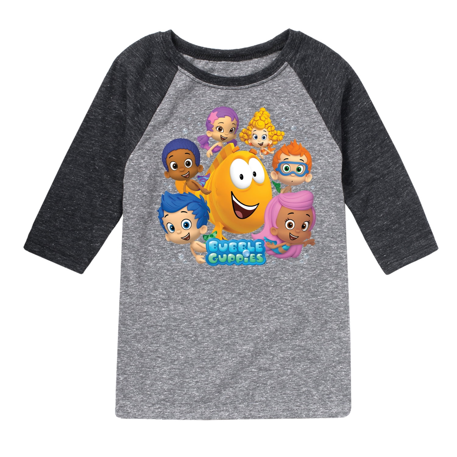 Bubble Guppies Mr. Grouper And Guppies Toddler And Youth Raglan