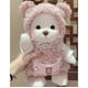thumbnail image 4 of Osito de peluche hecho a mano, juguete de peluche que cambia de vestido, bolsa de miel, muñeca de peluche de tela para niña, regalo de Navidad para niños, solo tela sin muñeca, tigre negro, solo tel, 4 of 5