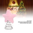 thumbnail image 4 of Treetop Topper Árbol De Navidad Adorable Estrella De Felpa Para Fiesta De Navidad, 4 of 7