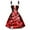 01-Red, variant on Christmas Dresses for Women Vintage Sleeveless Cocktail Dress Christmas Tree Santa Snow Printed Xmas Party Swing Dress S-XXXL