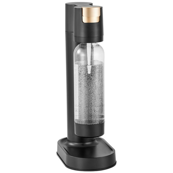KFFKFF 1 PET Sparkling Water Bottle Soda Maker Carbonator Machine Black(not contain CO2 GAS )