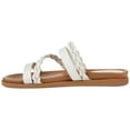 thumbnail image 3 of Journee Womens Colette Slide Flat Sandals, Widths Available, 3 of 9