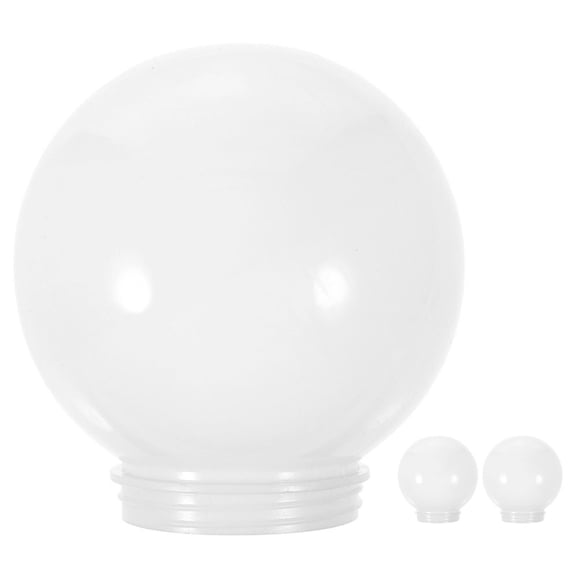 3pcs Globe Light Cover Post Globe Lamp Shades Ball Lamp Shades Lighting Fixture Replacement