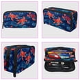 thumbnail image 3 of MUOOUM Pencil Case, Red Sea Turtle on Stripe Large Capacity Pencil Pouch Stationery Pen Bag, 3 of 7