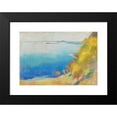 thumbnail image 2 of Lesser Ury 24x18 Black Modern Framed Museum Art Print Titled - Gardasee (Gardone) (1900), 2 of 5