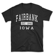 Fairbank Iowa Classic Established Men's Cotton T-Shirt