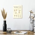 thumbnail image 2 of Elephant Stock Ashtanga Vinyasa Chart Wall Art - Vertical Canvas Wall Art - Living Room Wall Decor - Wellness Canvas - Beige And Yellow Decor - 8" x 12", 2 of 8