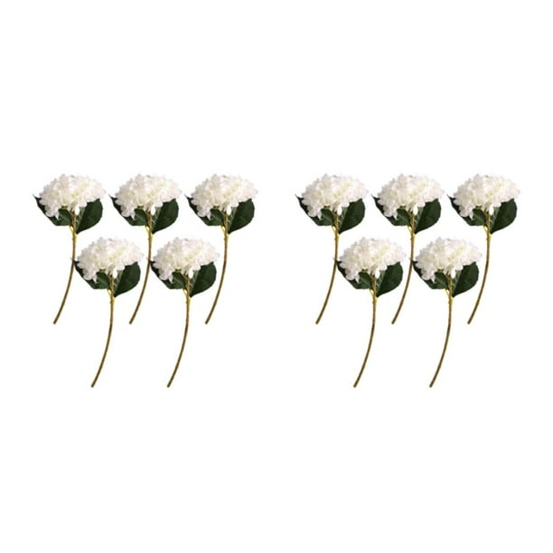 Ounissouiy 5x Decoración para el hogar No tóxico para gatos y perros - Arreglo floral artificial hipoalergénico Exquisito hecho a mano Apto Blanco 2Conjunto