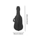 thumbnail image 2 of Bolsa de tela Oxford para violonchelo, bolsa de transporte para violonchelo, acolchado grueso, resistente al polvo, gran capacidad 1 a 2, 2 of 9