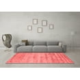 thumbnail image 3 of Ahgly Company Indoor Rectangle Abstract Red Contemporary Area Rugs, 7' x 9', 3 of 4